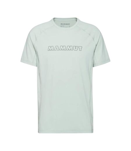 Mens Selun Logo T-shirt Silver Sage Mammut