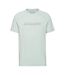 Mens Selun Logo T-shirt Silver Sage Mammut-2