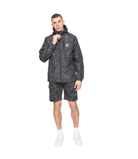 Mens janscore jacket dark grey Crosshatch