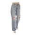 Jean Motif/style Usé Femme Flea Market Levis-1