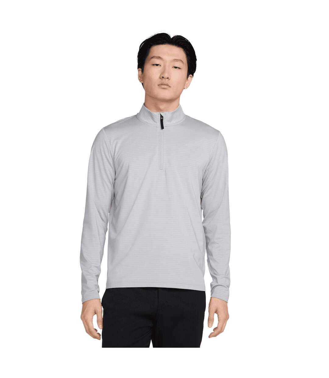 Haut Homme Gris Loup Noir Nike Golf-1