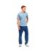 Mens 30/1 Tonal Logo Jersey T-shirt Blue C.P. Company-4