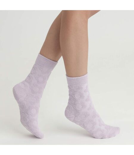 Chaussettes mi-haute coton bouclette Mode