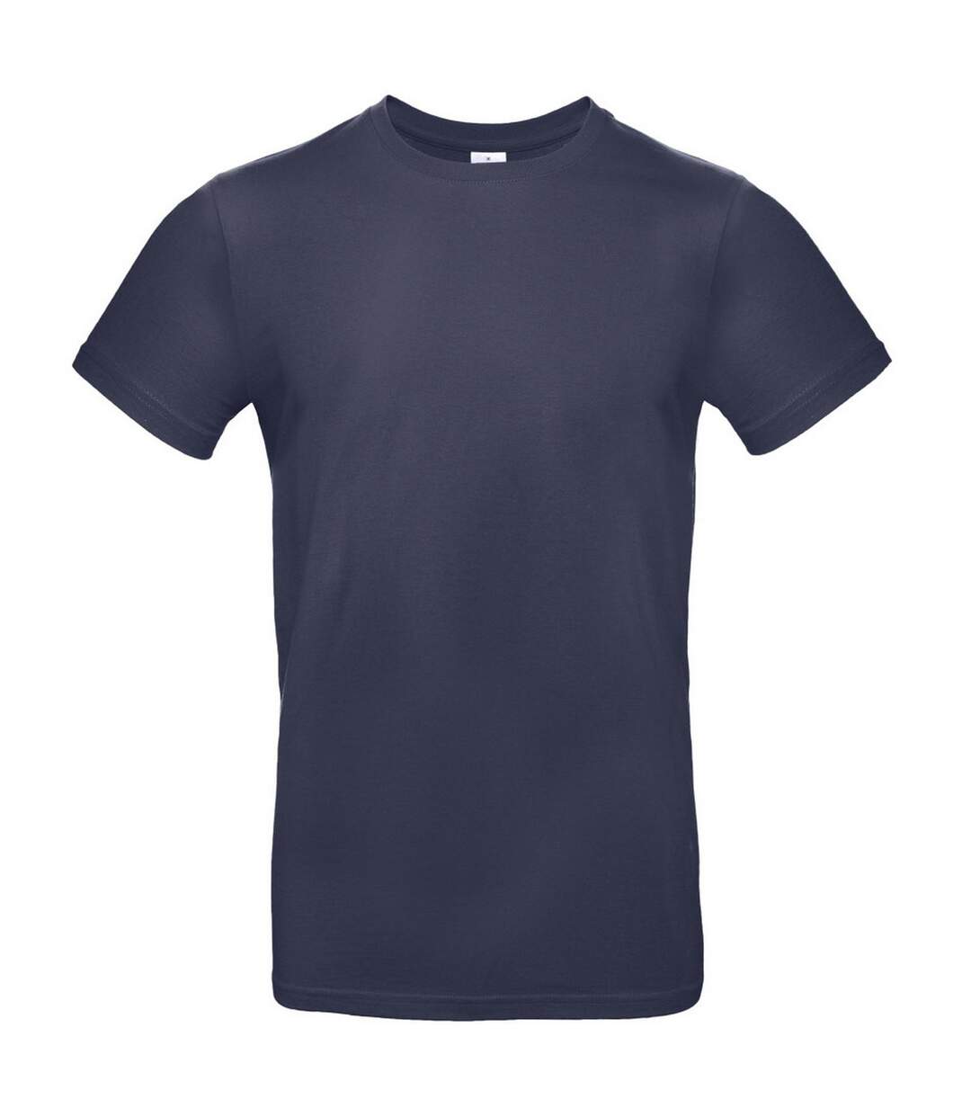 Tee-shirt B&c Mens #e190 Bleu Marine Foncé B And C-1