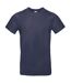 Tee-shirt B&c Mens #e190 Bleu Marine Foncé B And C-1