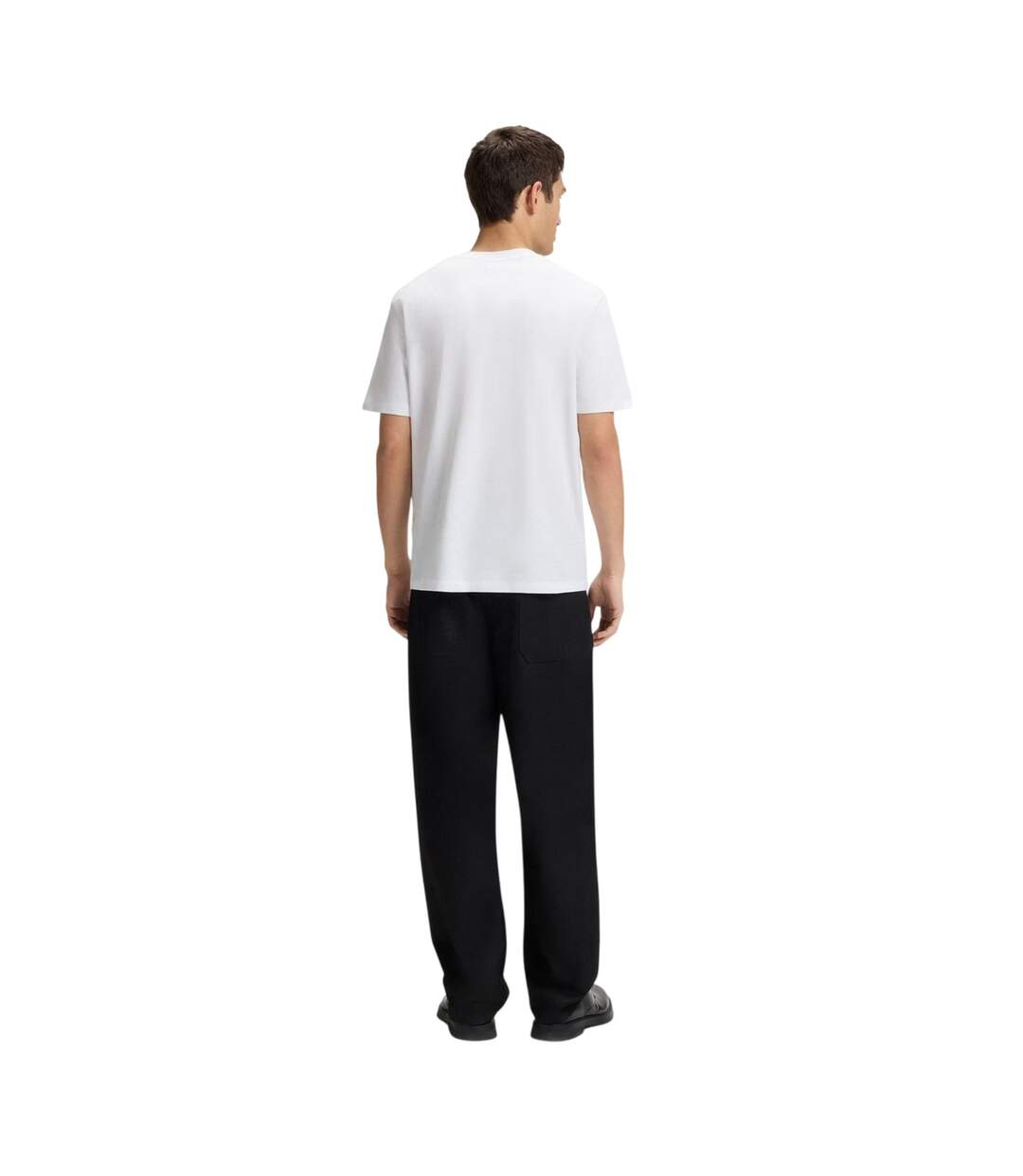 T-shirt Motif/style Doberman Homme Blanc Hugo-3