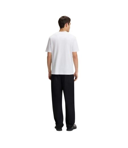 T-shirt Motif/style Doberman Homme Blanc Hugo