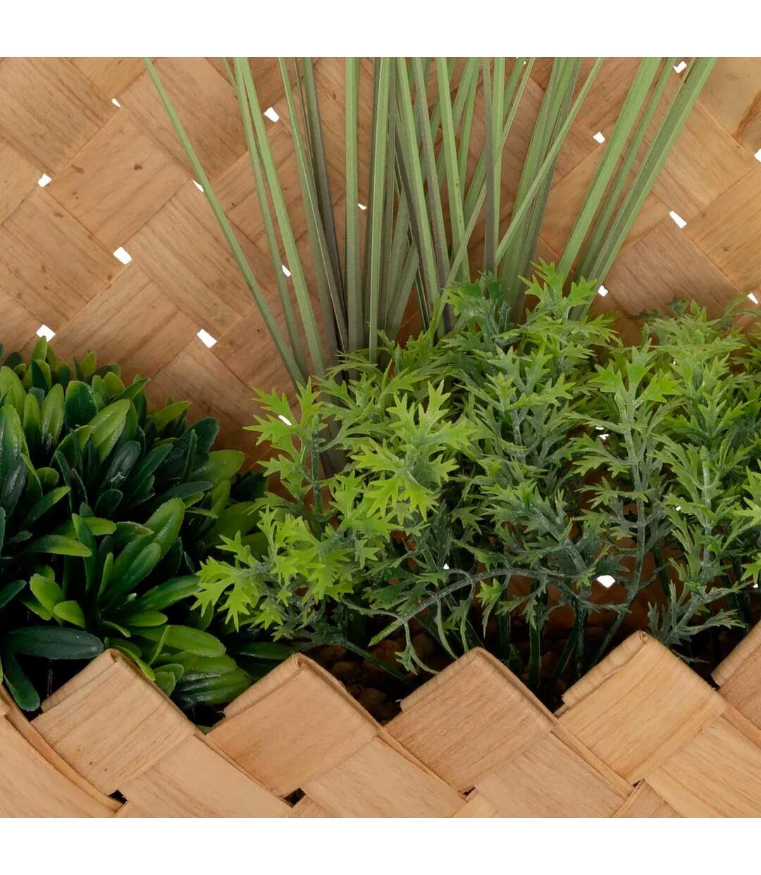 Plantes Artificielles à Suspendre Jika 28cm Naturel-2