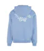 Sweat À Capuche Motif/style Duveteux Up And Beyond Homme Bleu Poudré Mister Tee-3