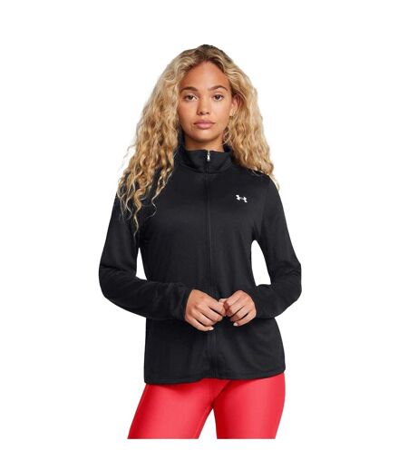 Womens/ladies Tech Lightweight Tracksuit Top Black Under Armour
