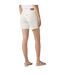 Womens/ladies 501 Mid Thigh Shorts White Levis-3