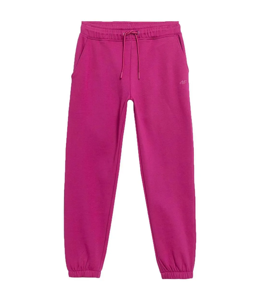 Pantalon De Jogging Cas F475 Femme Rose Foncé 4F-2