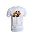 T-shirt Homme Blanc Masters-1