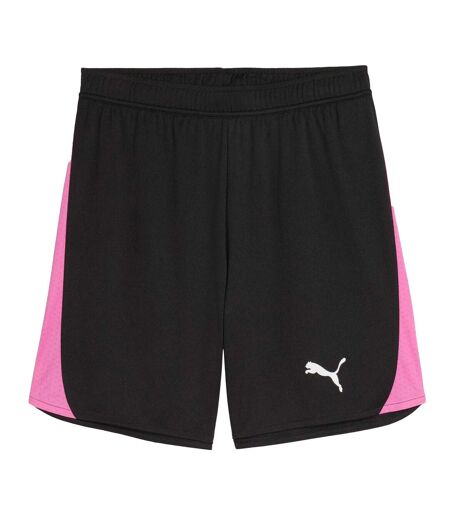 Mens Liga Football Shorts Pink Black Puma