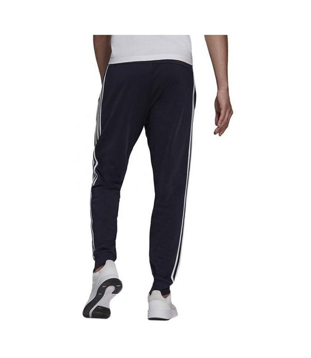 Pantalon De Jogging Échauffement Style 3 Rayures Essentials Homme Bleu Marine Adidas-2