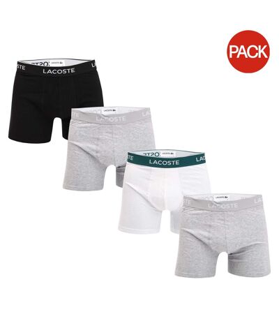 Boxers Homme Noir Gris Blanc Lacoste