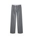 Womens/ladies Wide Leg Chinos Grey Marl Jack Wills-1