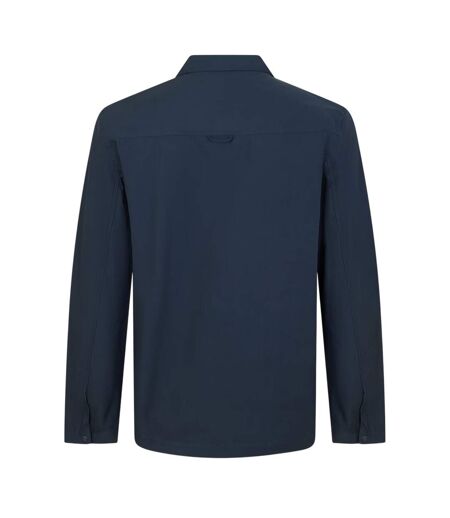 Veste-chemise Unie À Fermeture Éclair Homme Bleu Marine Lyle & Scott