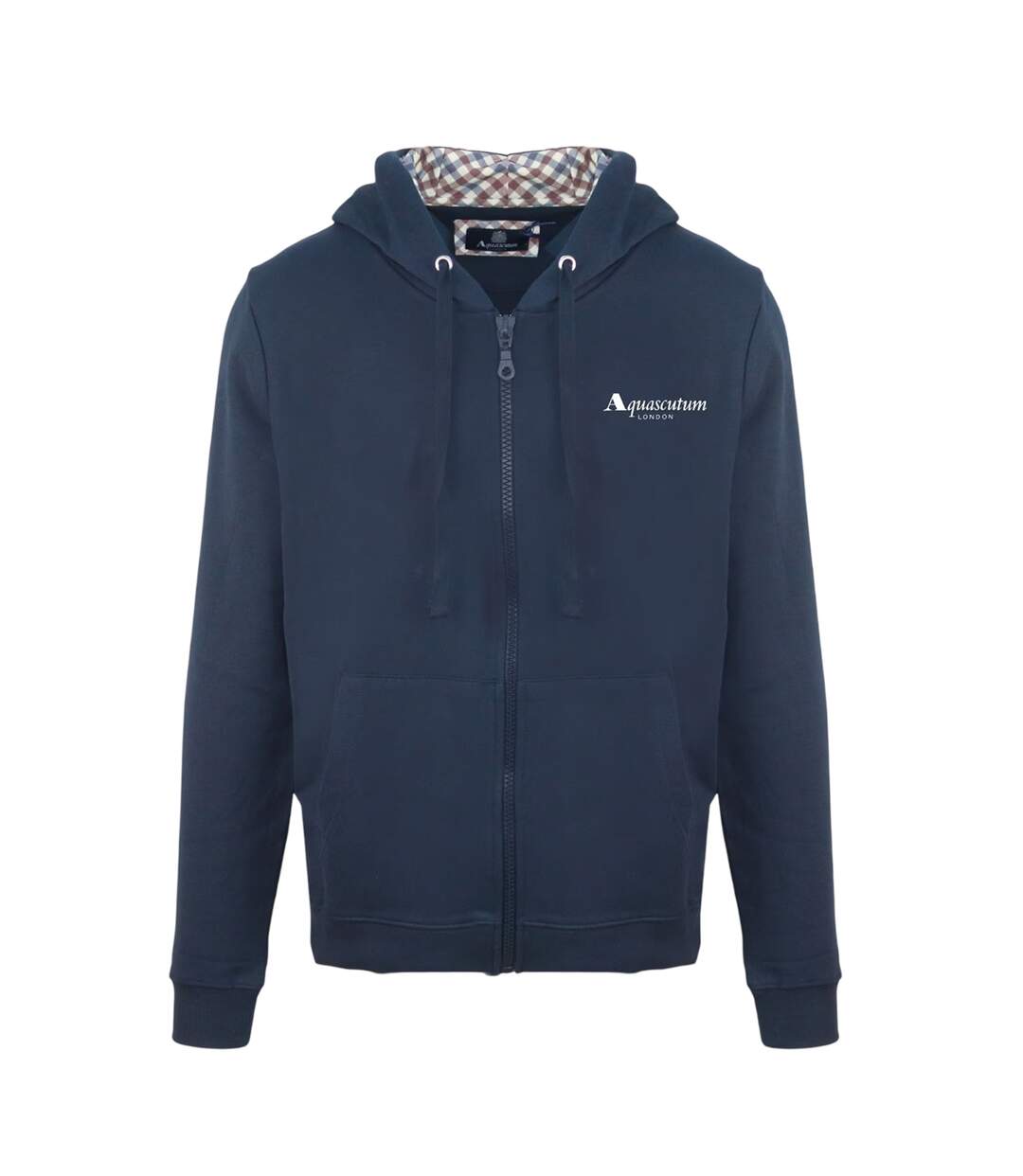 Mens Casual Hoodie Navy Aquascutum-1