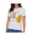 T-shirt Blanc/Doré Femme JDY Life - L