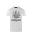 Mens London Aldis Bold Logo T-shirt White Aquascutum-1
