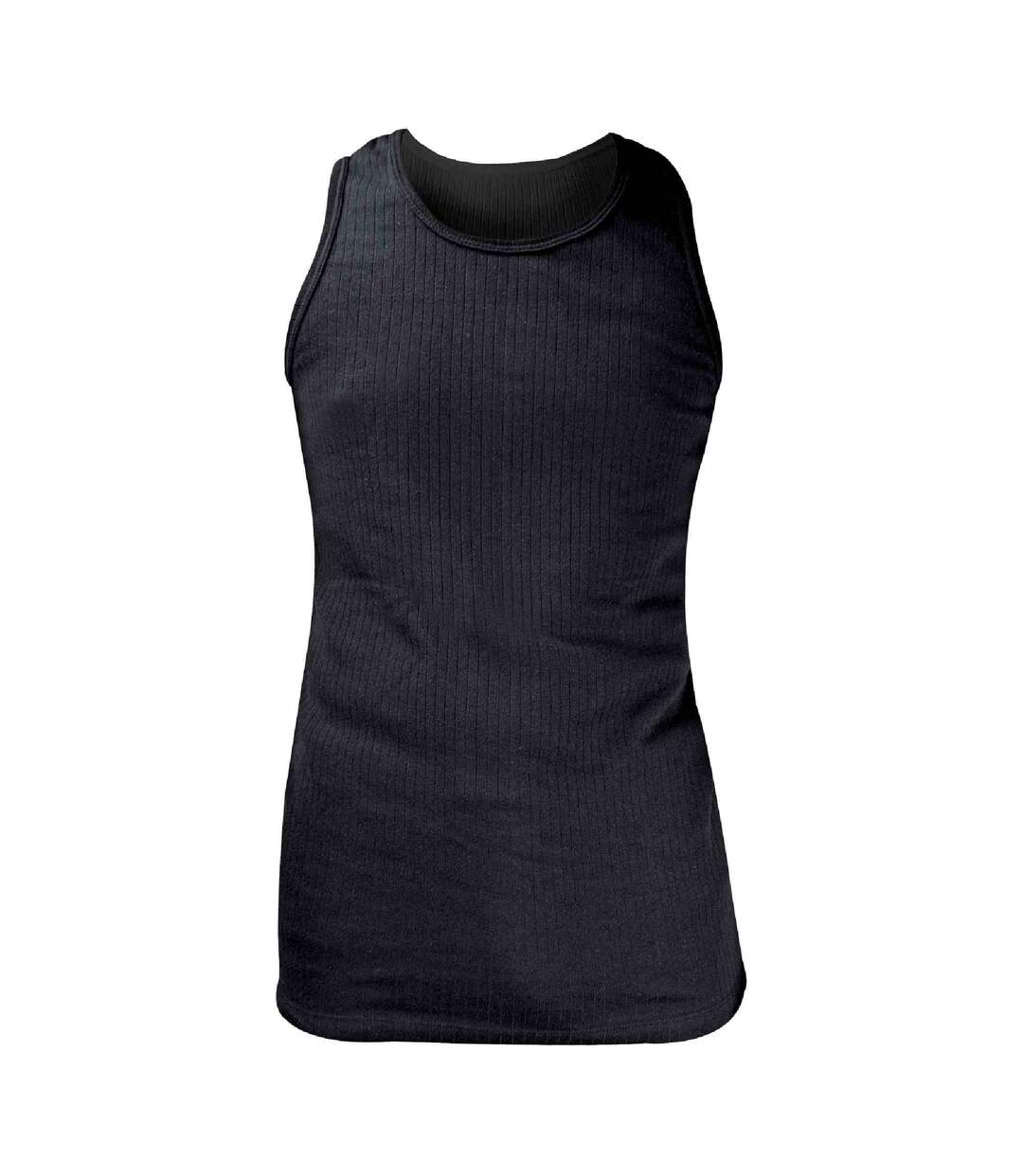 Mens Cotton Thermal Underwear Sleeveless Vest-1