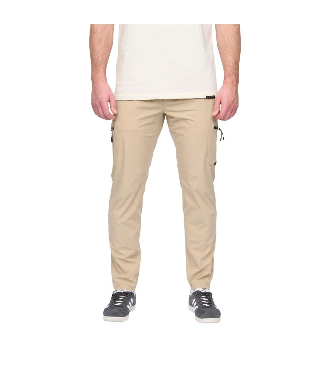 Pantalon Puretor Homme Beige Gris Duck And Cover-2