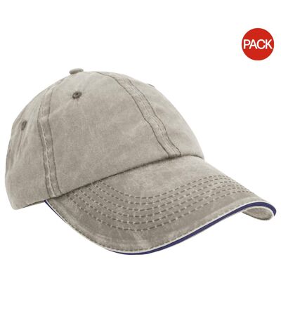 Casquettes en coton gris Result