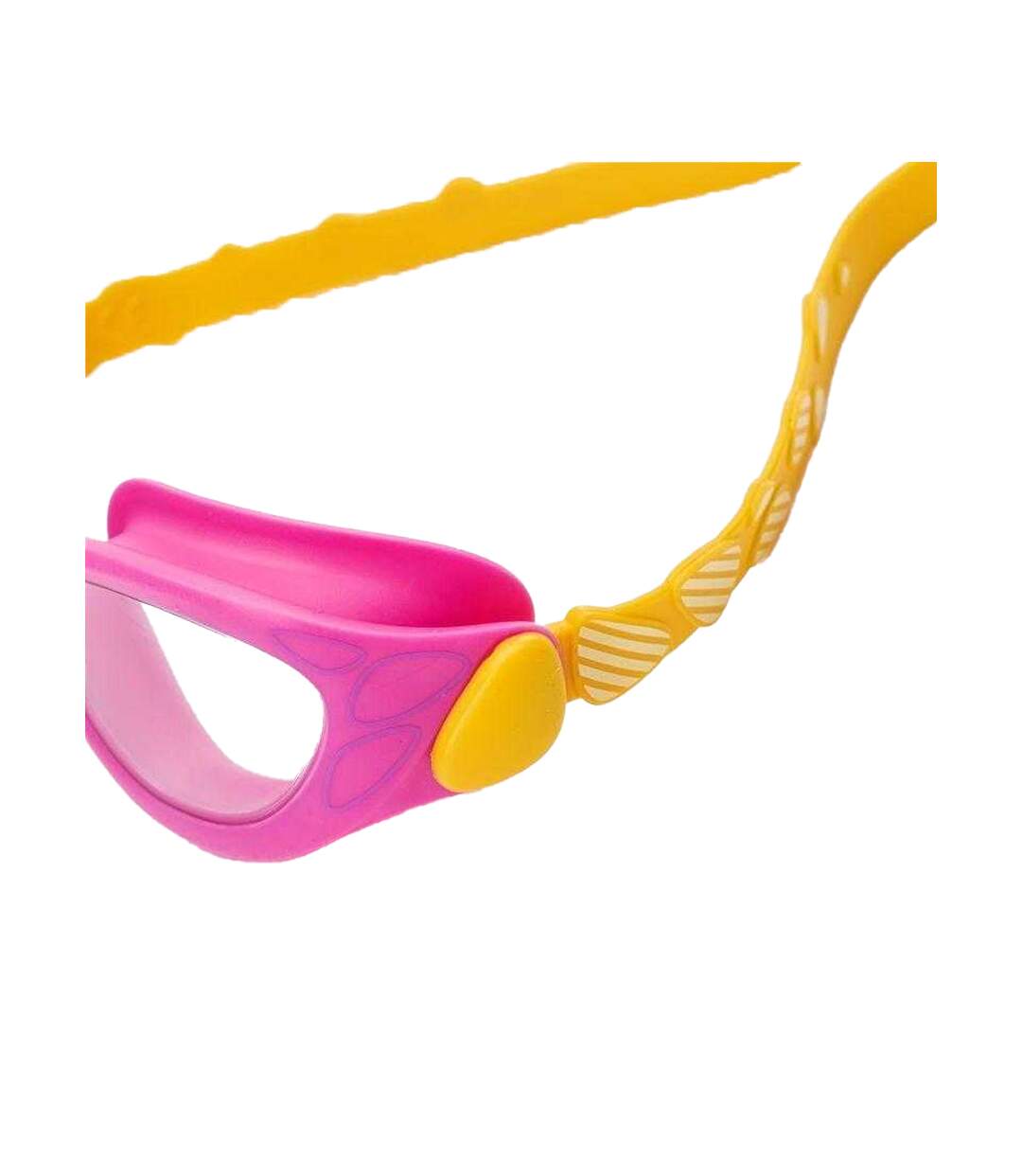 Childrens/kids Shelly Swimming Goggles Yellow Pink Aquawave-2
