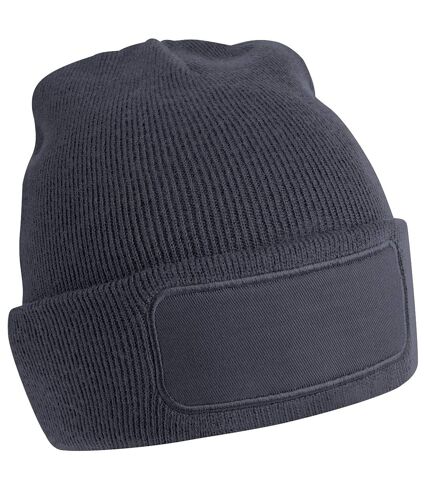 Beechfield Unisex Plain Winter Beanie Hat / Headwear (Ideal for Printing) (Graphite Grey)