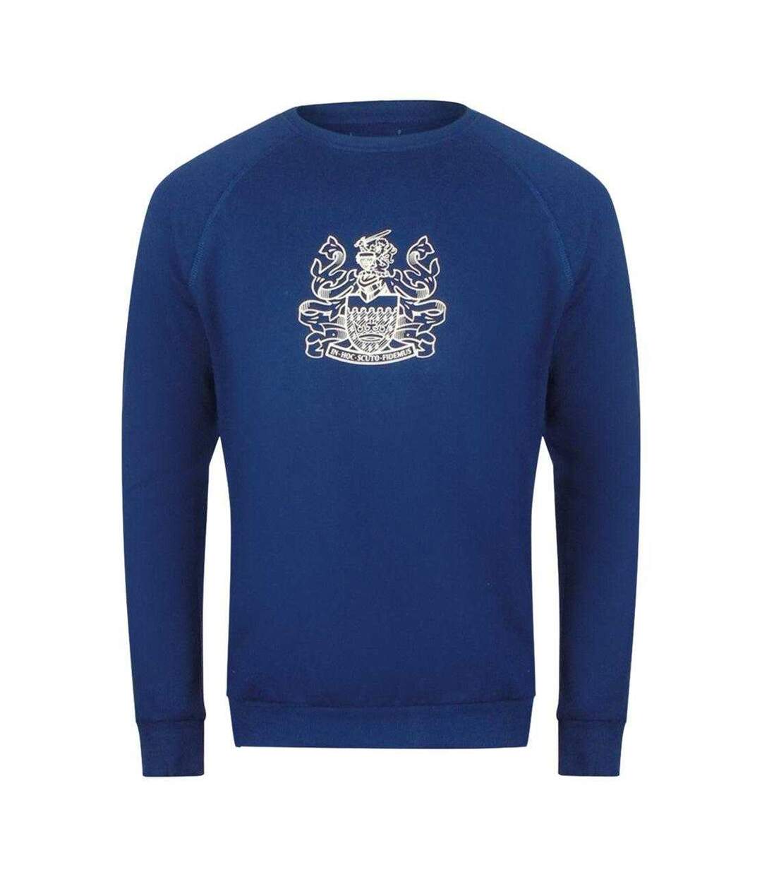Mens Iconic Crest Crew Neck Tracksuit Navy Blue Aquascutum-3