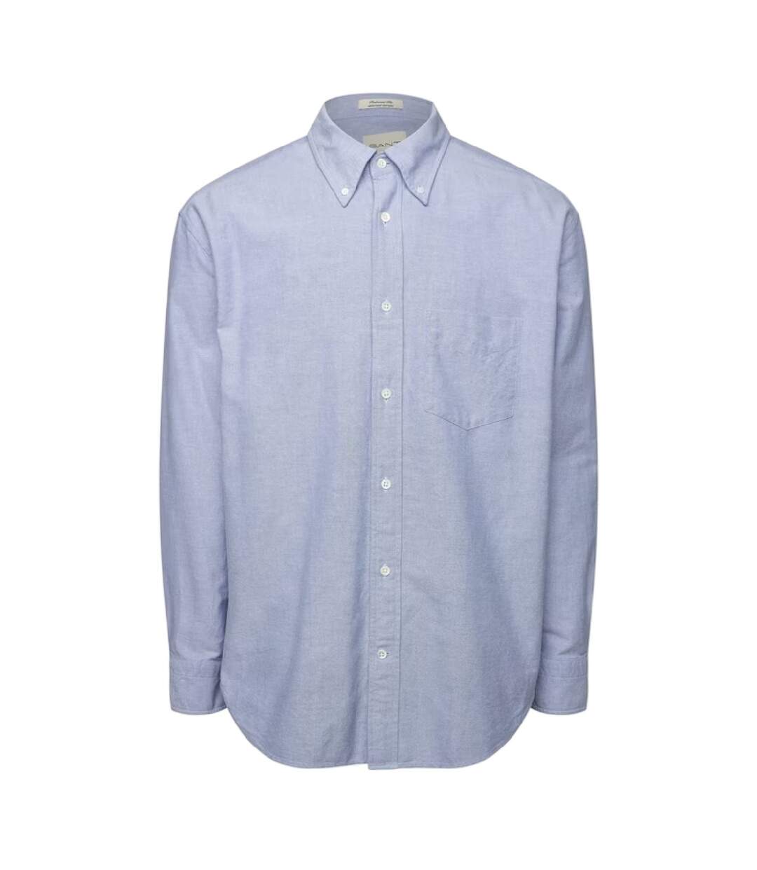 Mens Oxford Relaxed Fit Shirt Blue Gant-1