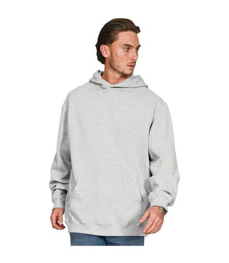 Mens Core Ringspun Cotton Oversized Hoodie Ash Grey Casual Classics