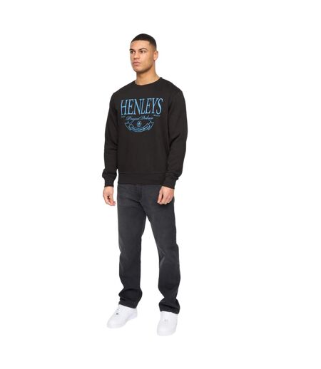 Sweat henbank homme noir Henleys