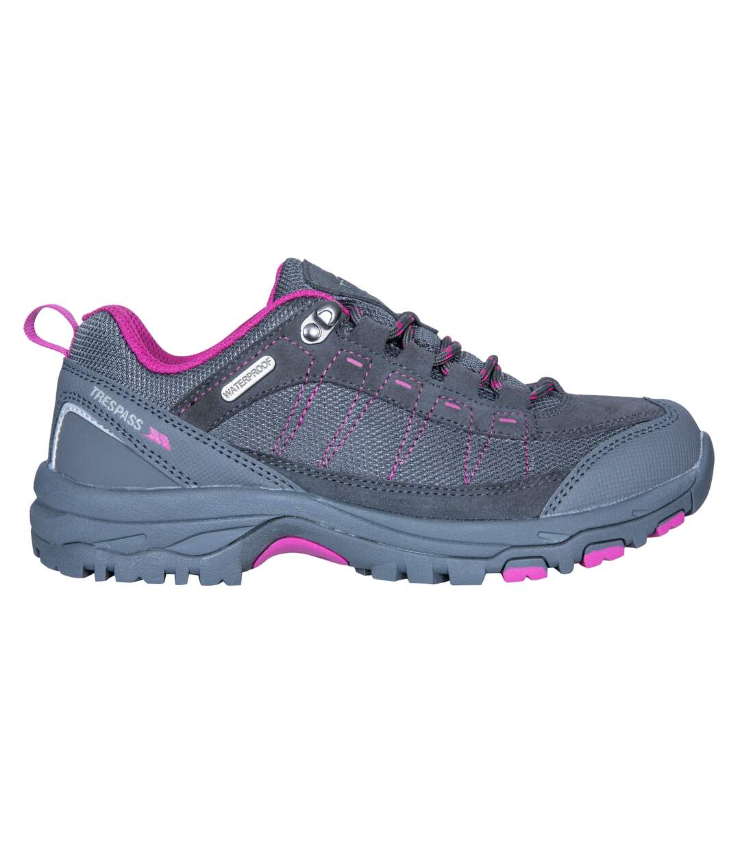 Chaussures De Randonnée Scree Femme Gris Foncé Trespass-2