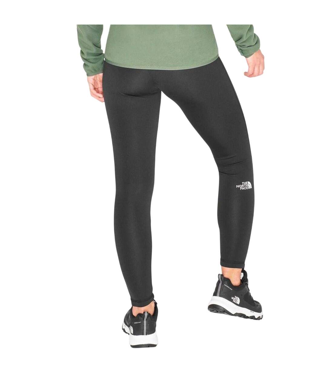 Womens/ladies Flex High Rise 7/8 Leggings Black The North Face-4