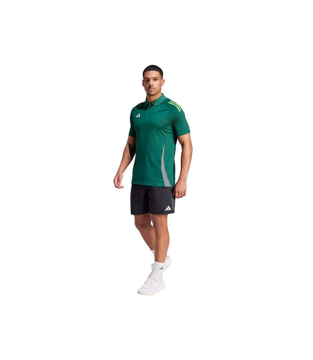 Polo Tiro Homme Vert Adidas-4