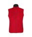 SOLS Womens/Ladies Falcon Softshell Recycled Body Warmer (Pepper Red)
