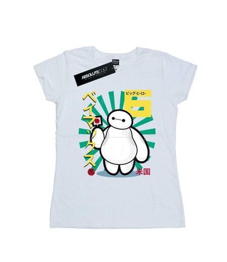 Disney - T-shirt BIG HERO BAYMAX LOLLYPOP - Femme (Blanc) - UTBI15068