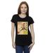 Disney - T-shirt BIG HERO BAYMAX HONEY LEMON NEWSPAPER - Femme (Noir) - UTBI13109-2