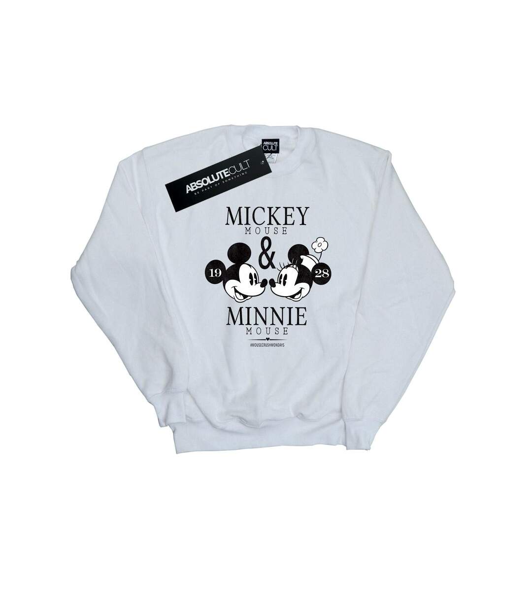 Disney Sweat-shirt Womens/Ladies Mickey And Minnie Mouse Mousecrush Mondays (Blanc) - UTBI26934-1