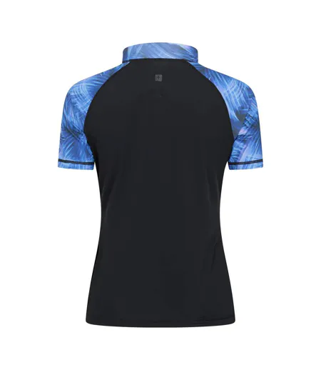 Haut De Bain Anti-irritation Patterned Femme Bleu Sarcelle Mountain Warehouse