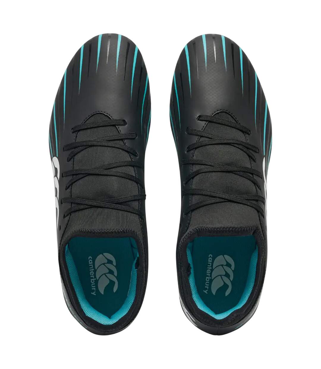 Chaussures De Rugby Pour Terrain Souple Speed Falcon 2.0 Team Homme Noir Bleu Canterbury-4