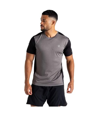 Mens Discernible Iii T-shirt Black Granite Grey Dare 2B