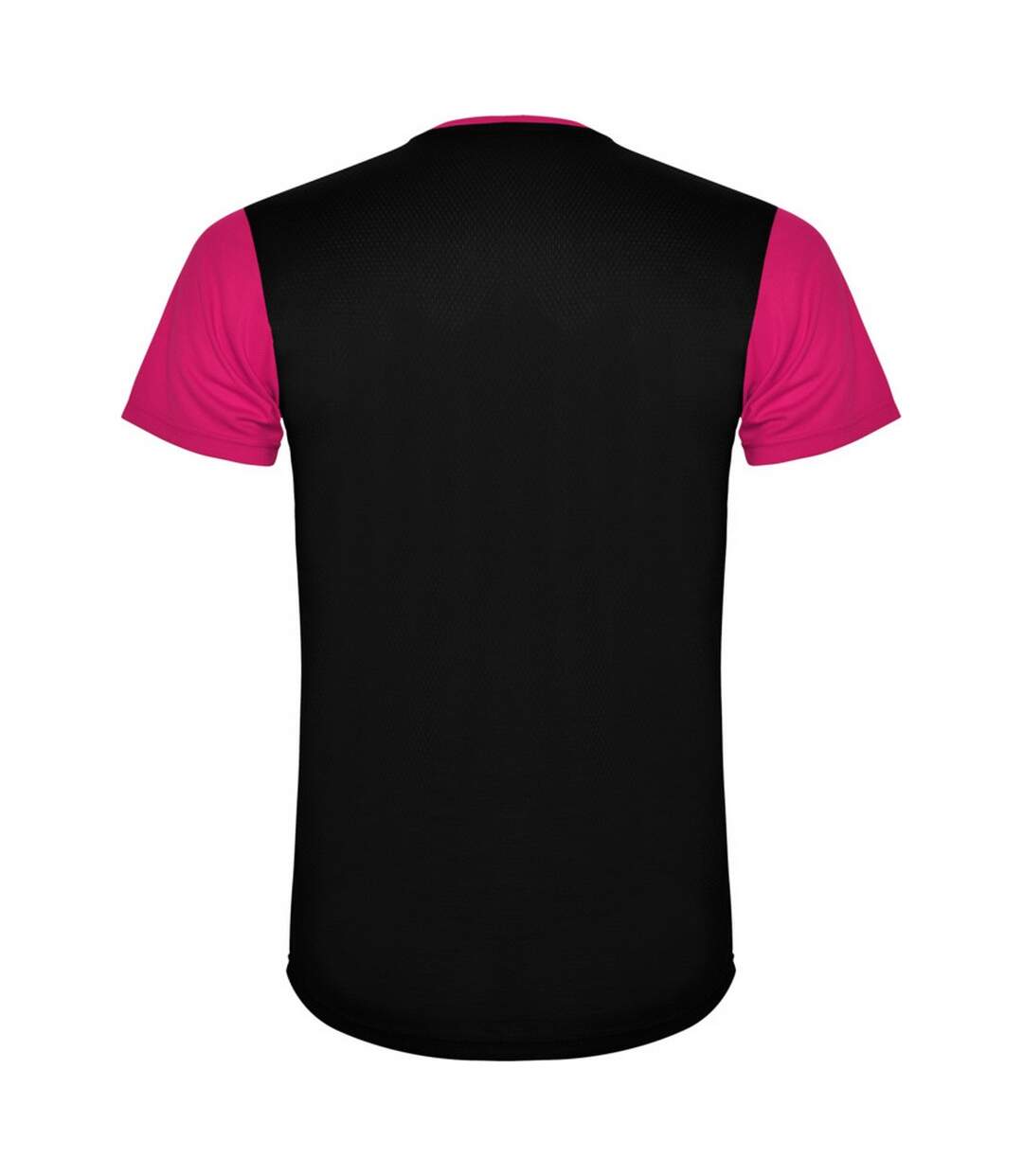 T-shirt Detroit Adulte Fuchsia Noir Uni Roly-2