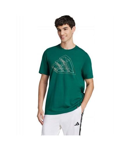 T-shirt Style Contour Graphique Homme Vert Adidas