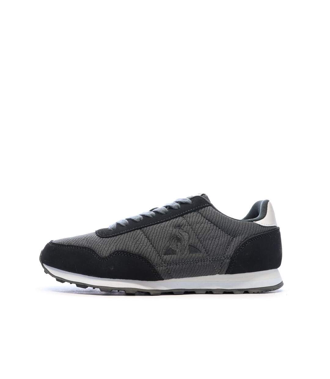 Baskets noires/grises femme le coq sportif astra-1