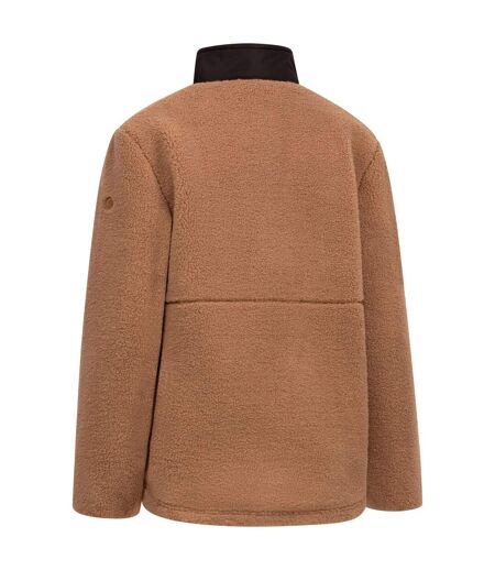 Womens/ladies Yuill Fleece Jacket Beige Trespass