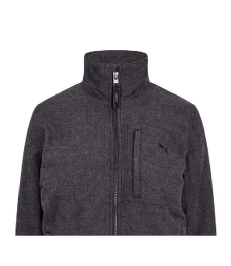 Womens/ladies Textured Bomber Jacket Black Puma