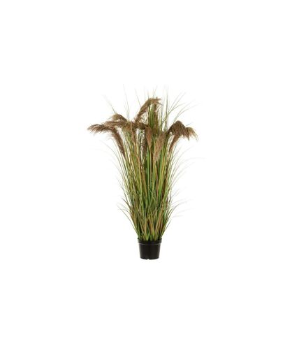 Herbe de Pampas Artificielle en Pot 13 Têtes 180cm Vert & Beige